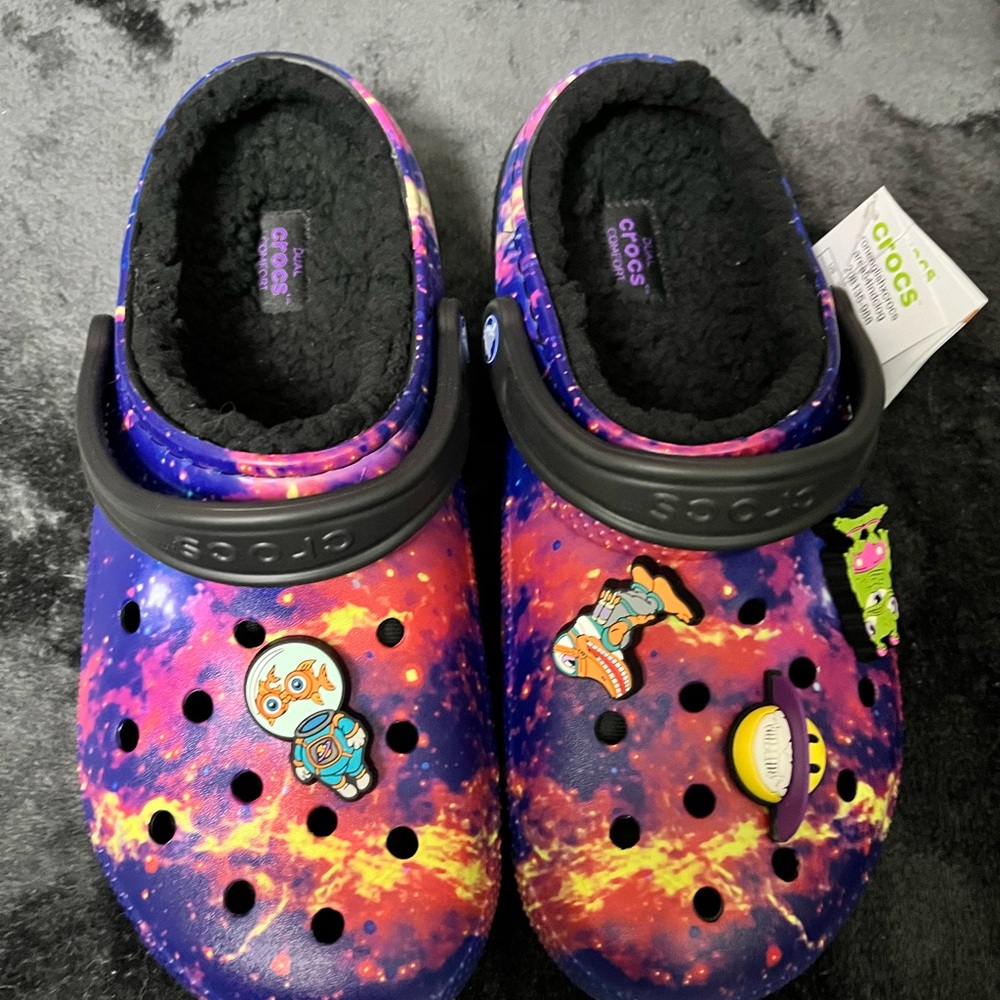 CROCS Alien Galaxy Clogs with Charms